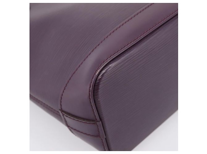LOUIS VUITTON Borsa a mano Epi Lockit PM Purple Cassis M4229K LV Auth 196814V Porpora Viola scuro - vista 15