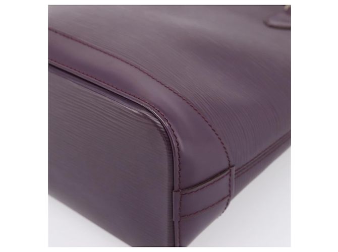 LOUIS VUITTON Borsa a mano Epi Lockit PM Purple Cassis M4229K LV Auth 196814V Porpora Viola scuro - vista 16