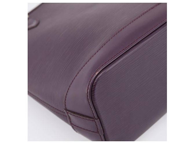 LOUIS VUITTON Borsa a mano Epi Lockit PM Purple Cassis M4229K LV Auth 196814V Porpora Viola scuro - vista 17