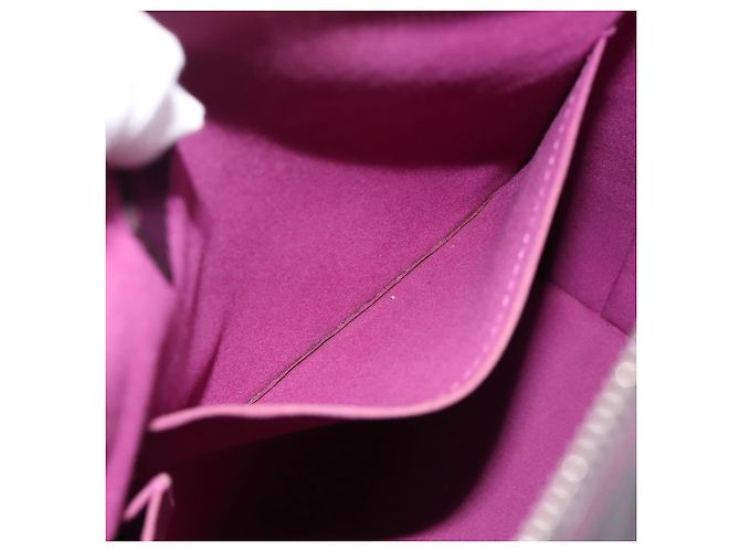 LOUIS VUITTON Borsa a mano Epi Lockit PM Purple Cassis M4229K LV Auth 196814V Porpora Viola scuro - vista 23