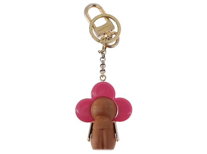 LOUIS VUITTON Porte Cles Vivienne Charm Metal Gold Tone M67298 LV Auth 195113M - vista 2