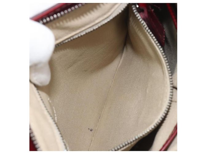 Borsa a tracolla BURBERRY Nova Check PVC Leather Beige Red Auth 195410A Rosso - vista 24