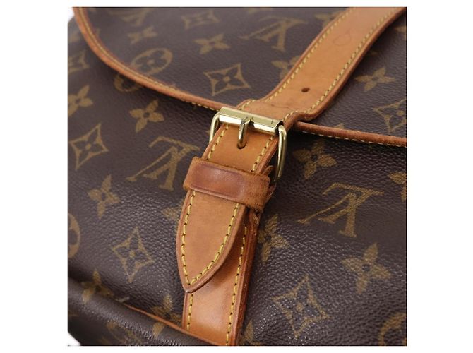 Borsa a tracolla LOUIS VUITTON Monogram Saumur 35 M42254 LV Auth BA14171 Monogramma - vista 10