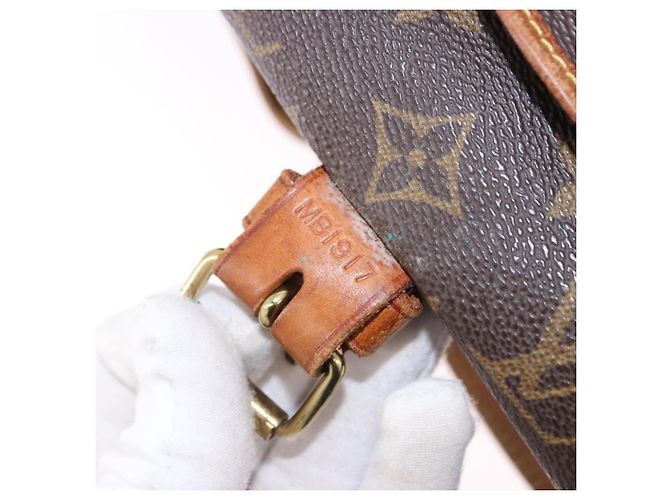 Borsa a tracolla LOUIS VUITTON Monogram Saumur 35 M42254 LV Auth BA14171 Monogramma - vista 12