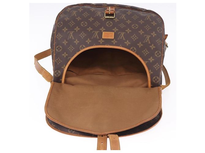 Borsa a tracolla LOUIS VUITTON Monogram Saumur 35 M42254 LV Auth BA14171 Monogramma - vista 19