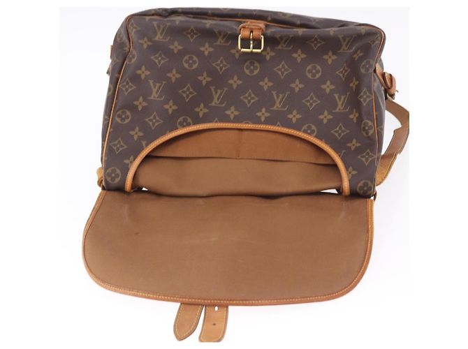 Borsa a tracolla LOUIS VUITTON Monogram Saumur 35 M42254 LV Auth BA14171 Monogramma - vista 23