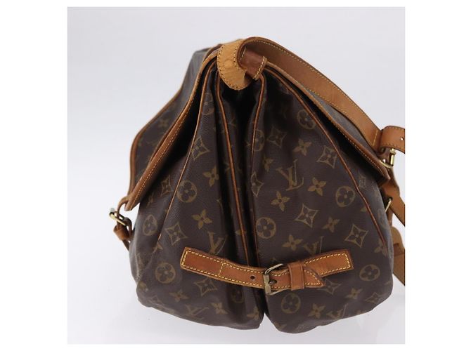 Borsa a tracolla LOUIS VUITTON Monogram Saumur 35 M42254 LV Auth BA14171 Monogramma - vista 4