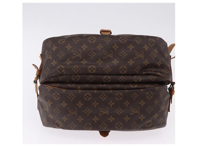 Borsa a tracolla LOUIS VUITTON Monogram Saumur 35 M42254 LV Auth BA14171 Monogramma - vista 5