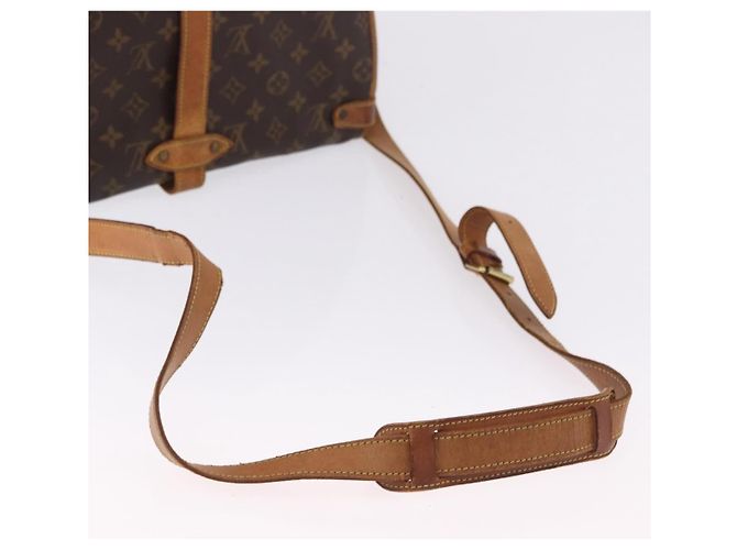 Borsa a tracolla LOUIS VUITTON Monogram Saumur 35 M42254 LV Auth BA14171 Monogramma - vista 7