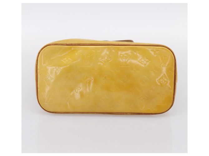 Sac à main LOUIS VUITTON Monogram Vernis Houston Beige M91004 LV Auth BA14836 - vue 5