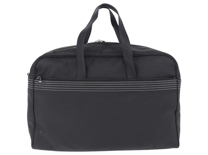 Borsa Boston LOEWE Anagram PVC Leather Black Silver Auth bs36557 Nero Argento - vista 2