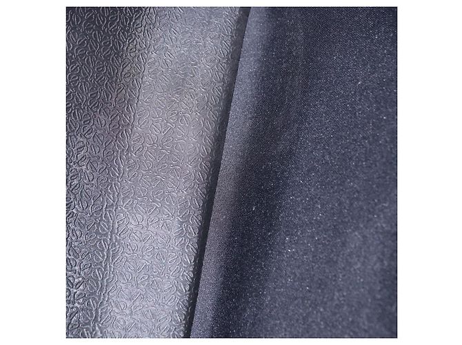 Borsa Boston LOEWE Anagram PVC Leather Black Silver Auth bs36557 Nero Argento - vista 24