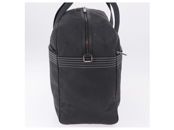 Borsa Boston LOEWE Anagram PVC Leather Black Silver Auth bs36557 Nero Argento - vista 3
