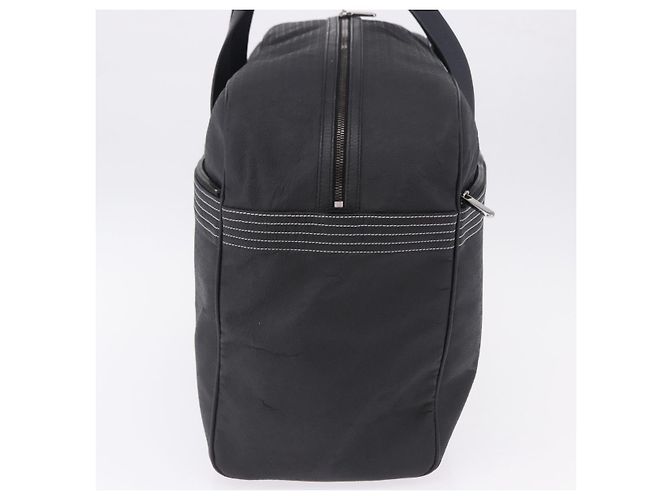 Borsa Boston LOEWE Anagram PVC Leather Black Silver Auth bs36557 Nero Argento - vista 4