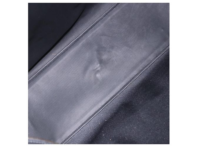 Borsa Boston LOEWE Anagram PVC Leather Black Silver Auth bs36557 Nero Argento - vista 9