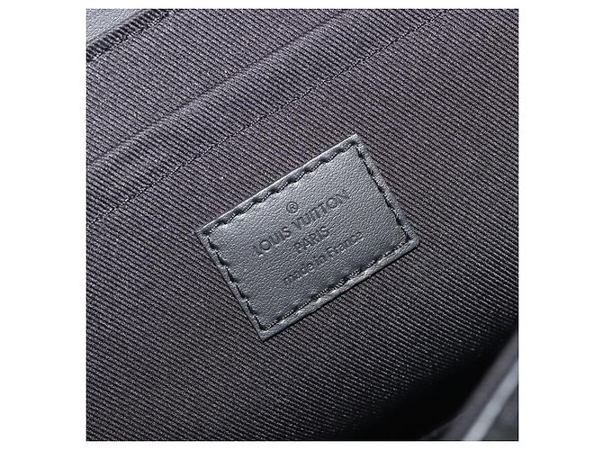 LOUIS VUITTON Taurillon Clemence Monogram Steamer PM Black M24436 Auth 196000SM Nero - vista 22