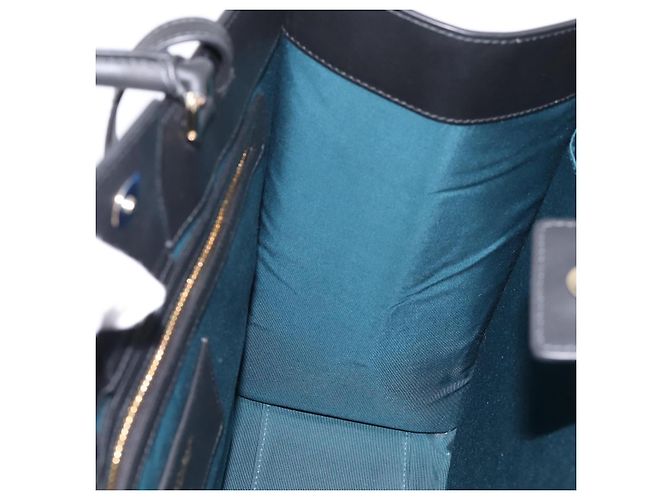 Bulgari Borsa Tote BVLGARI in pelle 2way Nero Oro Auth ka5676V D'oro - vista 19
