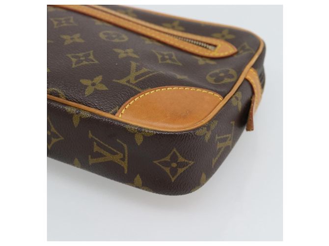 LOUIS VUITTON Monogram Marly Dragonne GM Clutch Bag M51825 LV Auth 196273 Monogramme - vue 14