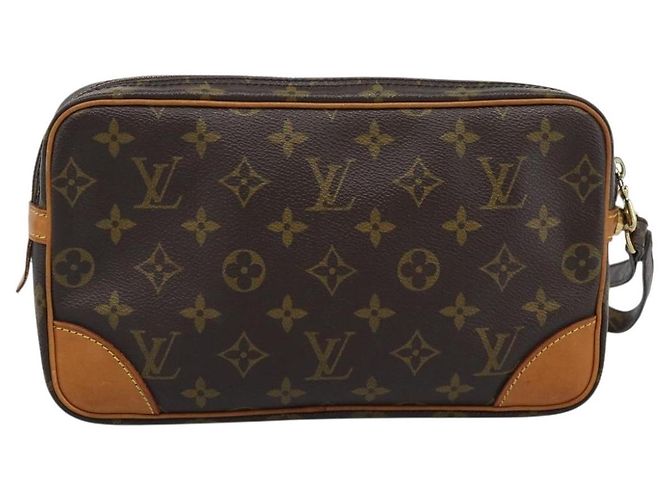 LOUIS VUITTON Monogram Marly Dragonne GM Clutch Bag M51825 LV Auth 196273 Monogramme - vue 2