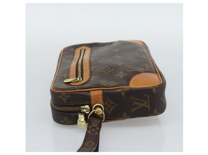 LOUIS VUITTON Monogram Marly Dragonne GM Clutch Bag M51825 LV Auth 196273 Monogramme - vue 3