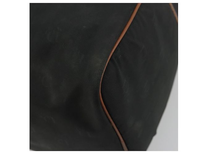 Borsa a mano Christian Dior Honeycomb Canvas Nylon Nero Oro Auth bs36771 D'oro - vista 15