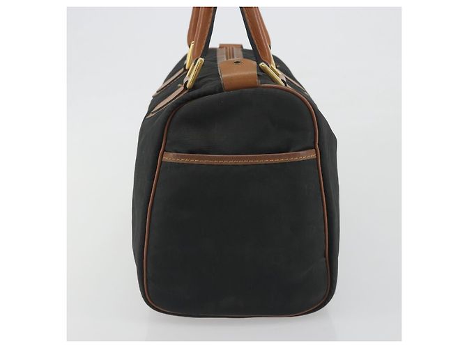 Borsa a mano Christian Dior Honeycomb Canvas Nylon Nero Oro Auth bs36771 D'oro - vista 3