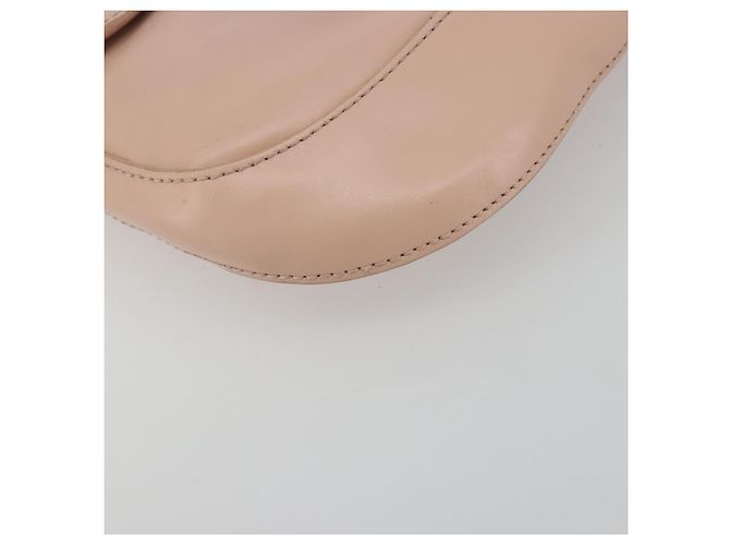 Borsa a tracolla PRADA Creo in pelle rosa argento autentica 195340A - vista 14