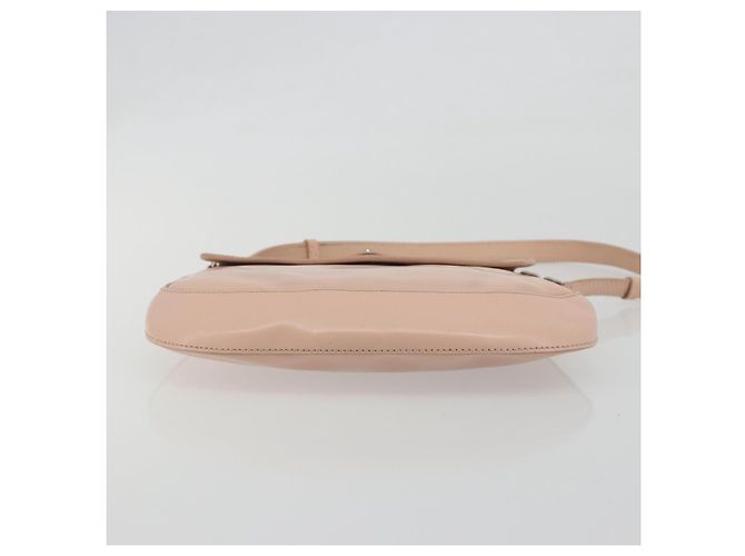 Borsa a tracolla PRADA Creo in pelle rosa argento autentica 195340A - vista 5
