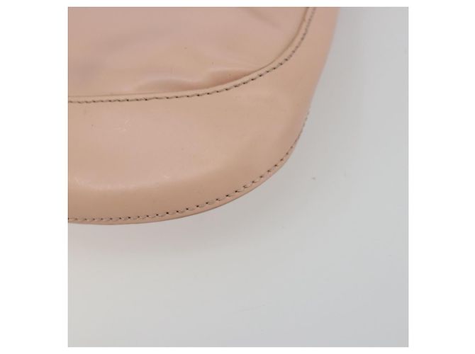 Borsa a tracolla PRADA Creo in pelle rosa argento autentica 195340A - vista 9