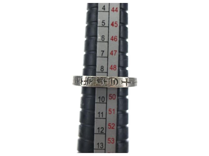 Anello Chrome Hearts Spacer FUCKYOU Ring Ag925 Silver Auth 195940M Argento - vista 11