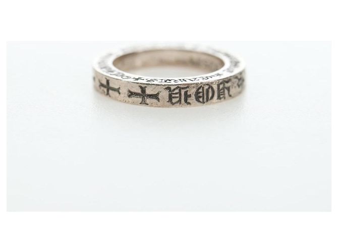 Anello Chrome Hearts Spacer FUCKYOU Ring Ag925 Silver Auth 195940M Argento - vista 4