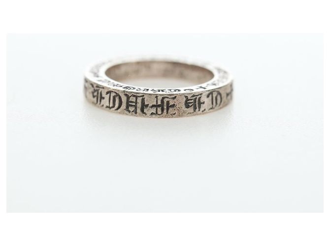 Anello Chrome Hearts Spacer FUCKYOU Ring Ag925 Silver Auth 195940M Argento - vista 5