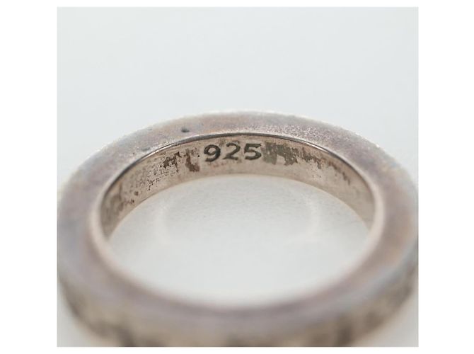 Anello Chrome Hearts Spacer FUCKYOU Ring Ag925 Silver Auth 195940M Argento - vista 8