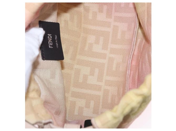 FENDI Borsa a spalla Mamma Baguette in tela Zucca Multicolor 8BS105 Auth 195329SM Multicolore - vista 10
