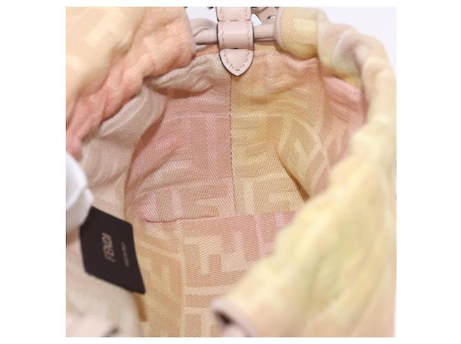 FENDI Borsa a spalla Mamma Baguette in tela Zucca Multicolor 8BS105 Auth 195329SM Multicolore - vista 24