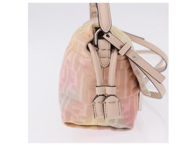 FENDI Borsa a spalla Mamma Baguette in tela Zucca Multicolor 8BS105 Auth 195329SM Multicolore - vista 4