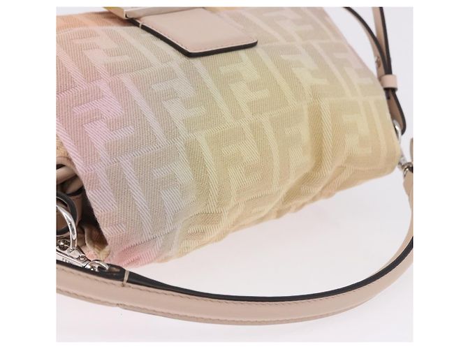 FENDI Borsa a spalla Mamma Baguette in tela Zucca Multicolor 8BS105 Auth 195329SM Multicolore - vista 6