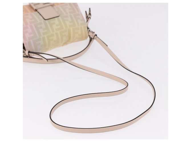 FENDI Borsa a spalla Mamma Baguette in tela Zucca Multicolor 8BS105 Auth 195329SM Multicolore - vista 8