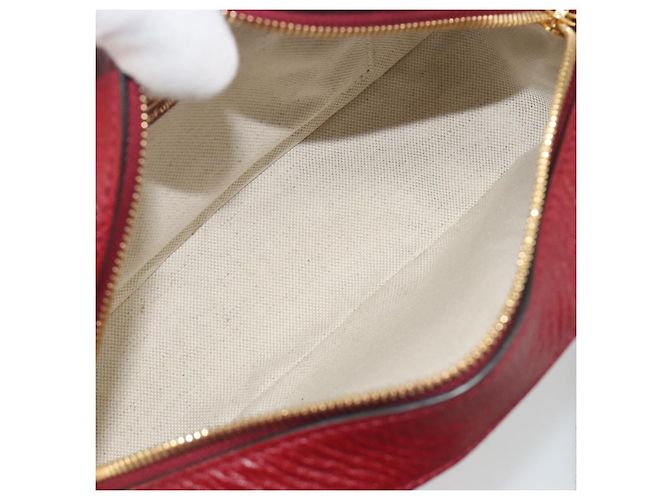 Borsa GUCCI Micro GG Supreme Collaborazione Doraemon PVC Beige 574886 Auth 192558SM D'oro - vista 10