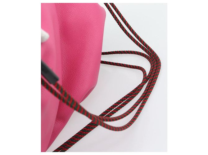GUCCI Drawstring Backpack Leather Pink 516639 Auth 195079A - view 15
