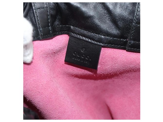 GUCCI Drawstring Backpack Leather Pink 516639 Auth 195079A - view 20