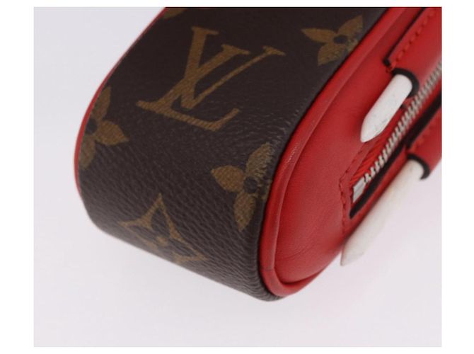 LOUIS VUITTON Monogram Set Golf Andrews Custodia per palline da golf Rossa GI0297 Auth bs36446 Rosso Monogramma - vista 15