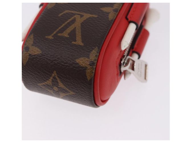LOUIS VUITTON Monogram Set Golf Andrews Custodia per palline da golf Rossa GI0297 Auth bs36446 Rosso Monogramma - vista 17