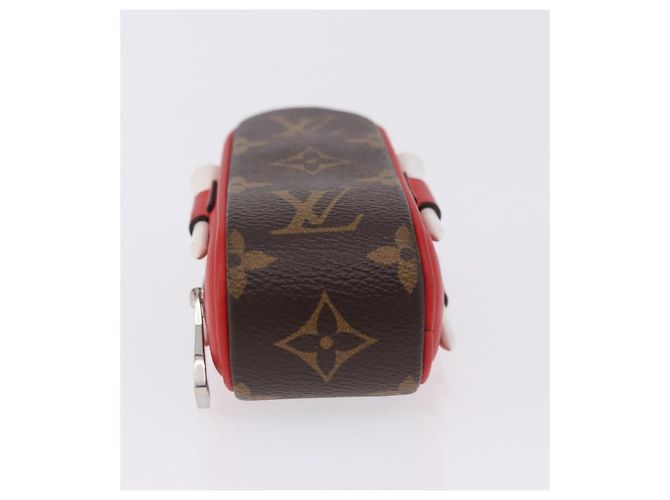 LOUIS VUITTON Monogram Set Golf Andrews Custodia per palline da golf Rossa GI0297 Auth bs36446 Rosso Monogramma - vista 5