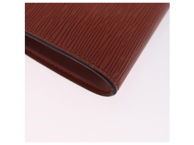 LOUIS VUITTON Epi Pochette Accessoires Accessory Pouch Brown M52983 Auth 194983A Castaño - vista 15