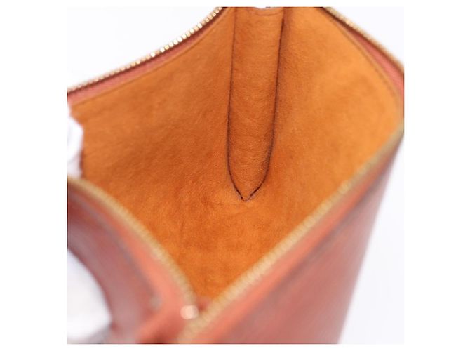 LOUIS VUITTON Epi Pochette Accessoires Accessory Pouch Brown M52983 Auth 194983A Castaño - vista 18