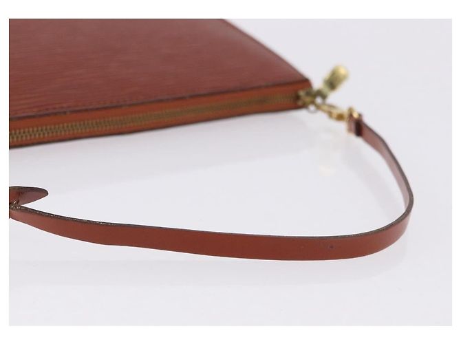 LOUIS VUITTON Epi Pochette Accessoires Accessory Pouch Brown M52983 Auth 194983A Castaño - vista 7