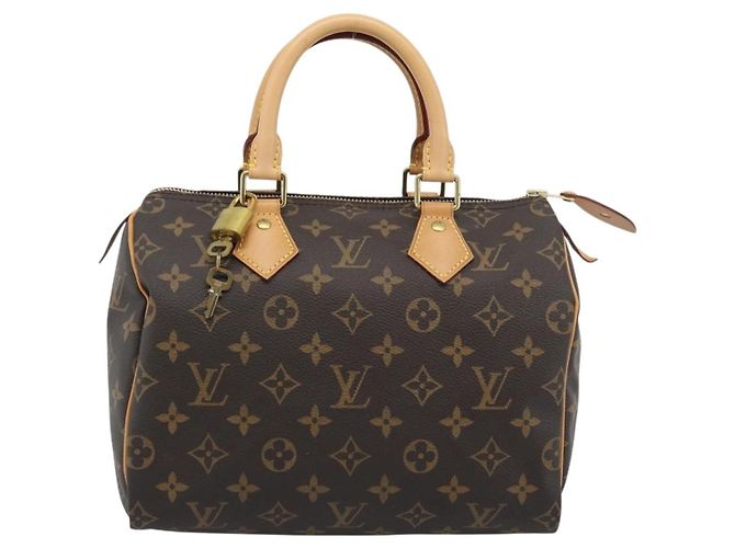 LOUIS VUITTON Monogram Speedy 25 Hand Bag M41528 LV Auth 195221SAV Monogramma - vista 13