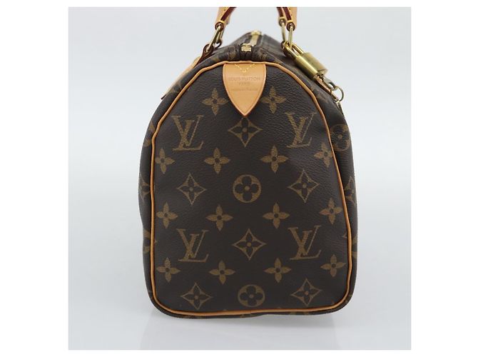 LOUIS VUITTON Monogram Speedy 25 Hand Bag M41528 LV Auth 195221SAV Monogramma - vista 3