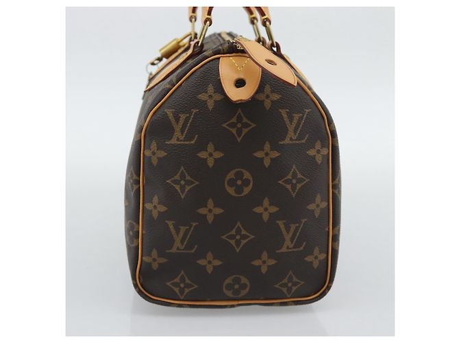 LOUIS VUITTON Monogram Speedy 25 Hand Bag M41528 LV Auth 195221SAV Monogramma - vista 4